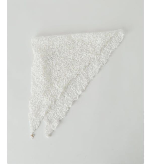 IENA「Flowerストレッチレース スカーフ」|バンダナ・スカーフ|