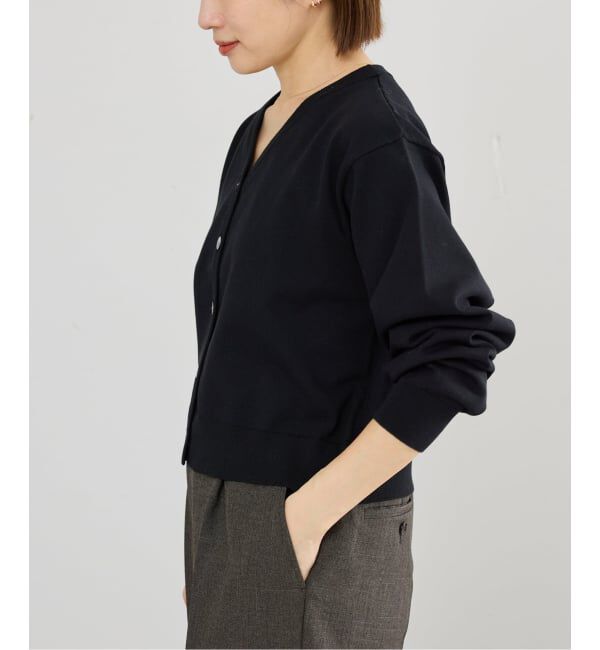 IENA「ウォッシャブル 2WAYフリルニットカーディガン」|カーディガン|