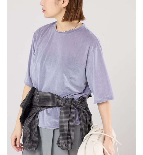 IENA「《予約》シアーベロアTシャツ」|Tシャツ・カットソー|