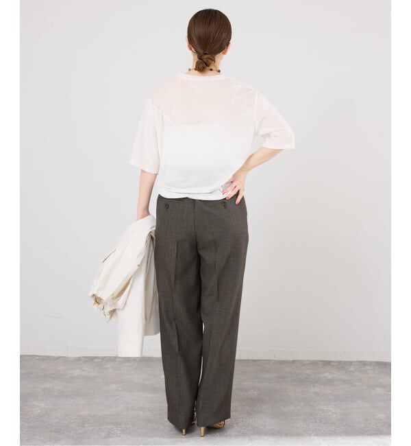 IENA「《予約》シアーベロアTシャツ」|Tシャツ・カットソー|