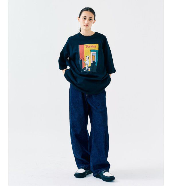 417 EDIFICE「SAVIGNAC サヴィニャック別注 French Company プリントTシャツ 1」|Tシャツ・カットソー|