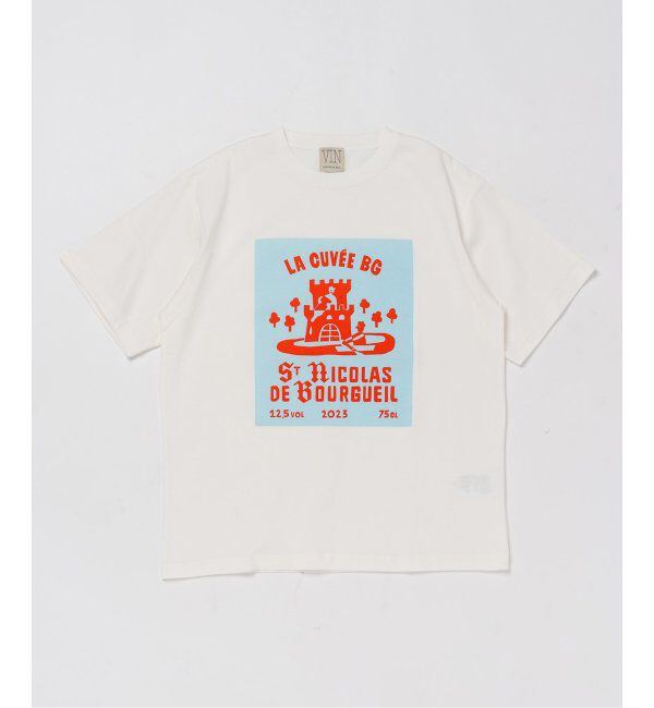EDIFICE「Vin de France 別注 Tシャツ」|Tシャツ・カットソー|ホワイト