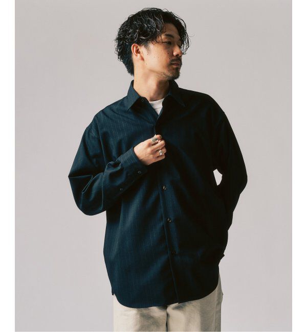 417 EDIFICE「LE JAPON Akita レギュラーウールシャツ」|シャツ・ブラウス|