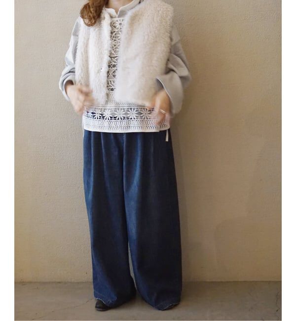 journal standard luxe「カーリーショートベスト」|ダウンベスト・ベスト|