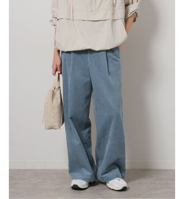 JOURNAL STANDARD relume「《追加 / 新色》ウォッシャブルコーデュロイタックワイドパンツ」|その他|
