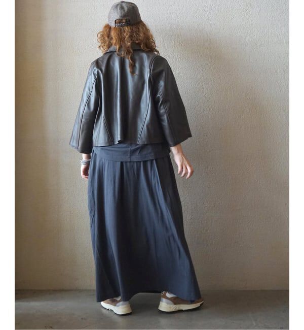 journal standard luxe「《追加2》レザー ショートライダースジャケット」|ライダースジャケット|