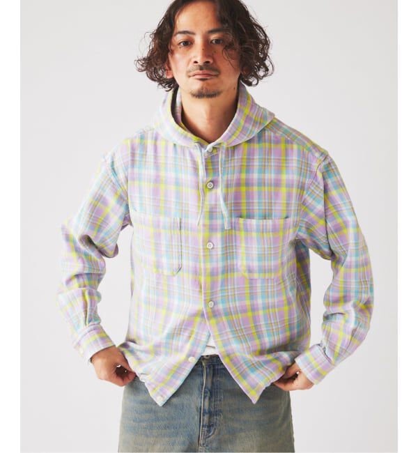 JOURNAL STANDARD relume「カラー アメリカンチェック フーディシャツ」|シャツ・ブラウス|