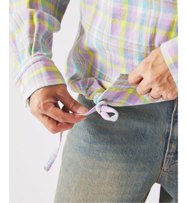 JOURNAL STANDARD relume「カラー アメリカンチェック フーディシャツ」|シャツ・ブラウス|