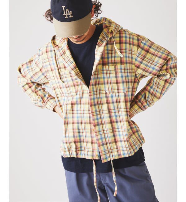 JOURNAL STANDARD relume「カラー アメリカンチェック フーディシャツ」|シャツ・ブラウス|