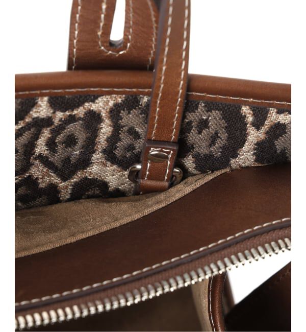 Spick and Span「《一部店舗+WEB限定》A VACATION/ア ヴァケーション SABRINA BROWN LEO」|トートバッグ|