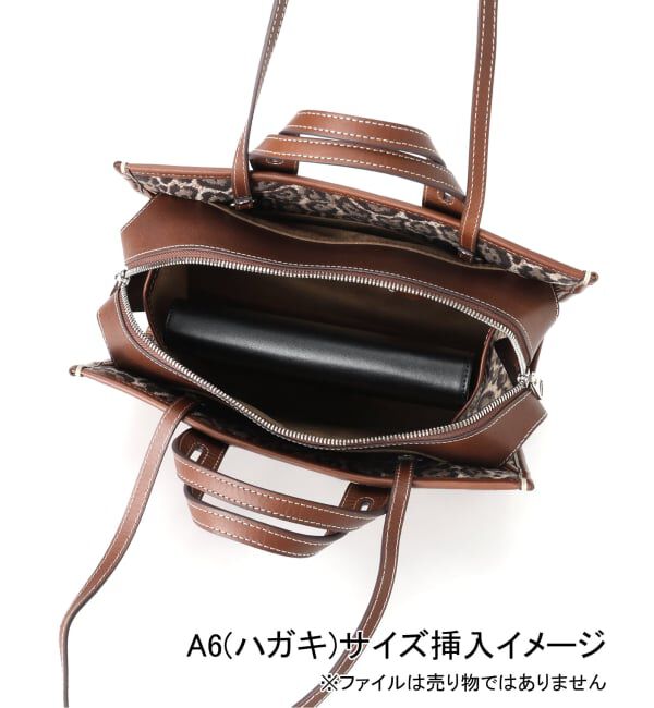 Spick and Span「《一部店舗+WEB限定》A VACATION/ア ヴァケーション SABRINA BROWN LEO」|トートバッグ|