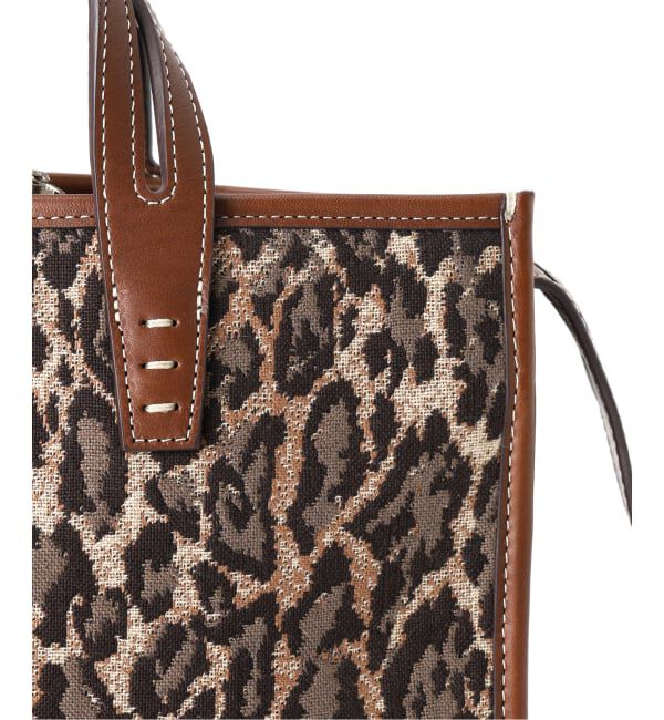 Spick and Span「《一部店舗+WEB限定》A VACATION/ア ヴァケーション SABRINA BROWN LEO」|トートバッグ|