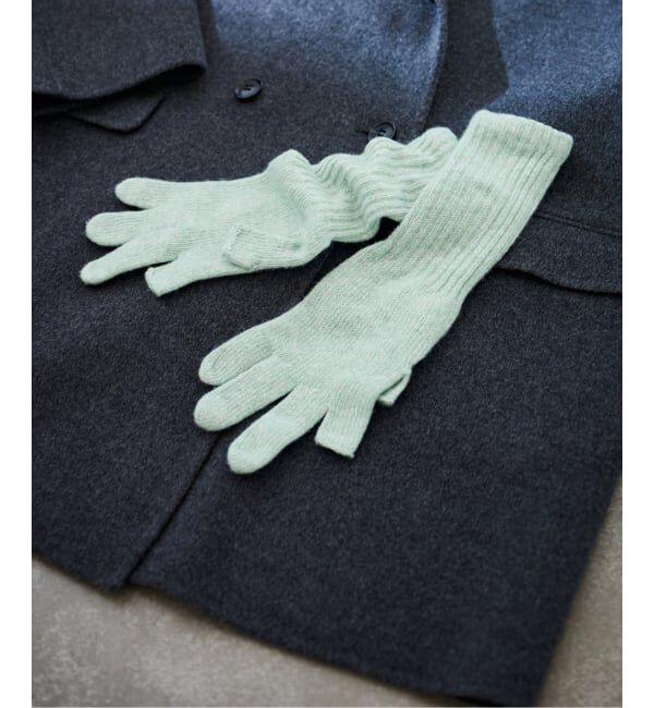 FRAMeWORK「William Brunton ロングカーフグローブオープンターム」|手袋|グリーン B