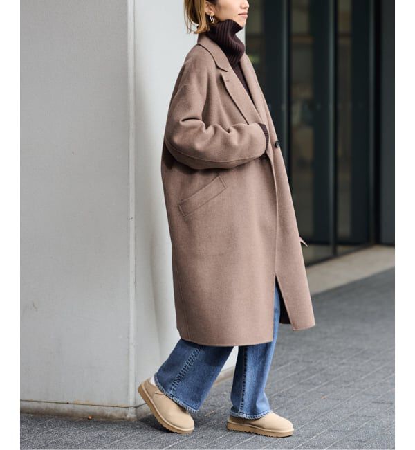 FRAMeWORK「≪追加≫SUPER160'sダブルブレストコート 5」|チェスターコート|