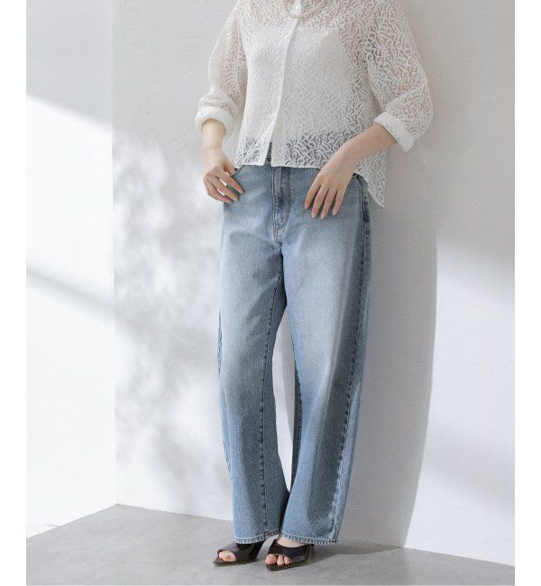  「【洗える】ROLLA'S/ローラス GIGI BARREL DENIM」|デニム|ブルー A
