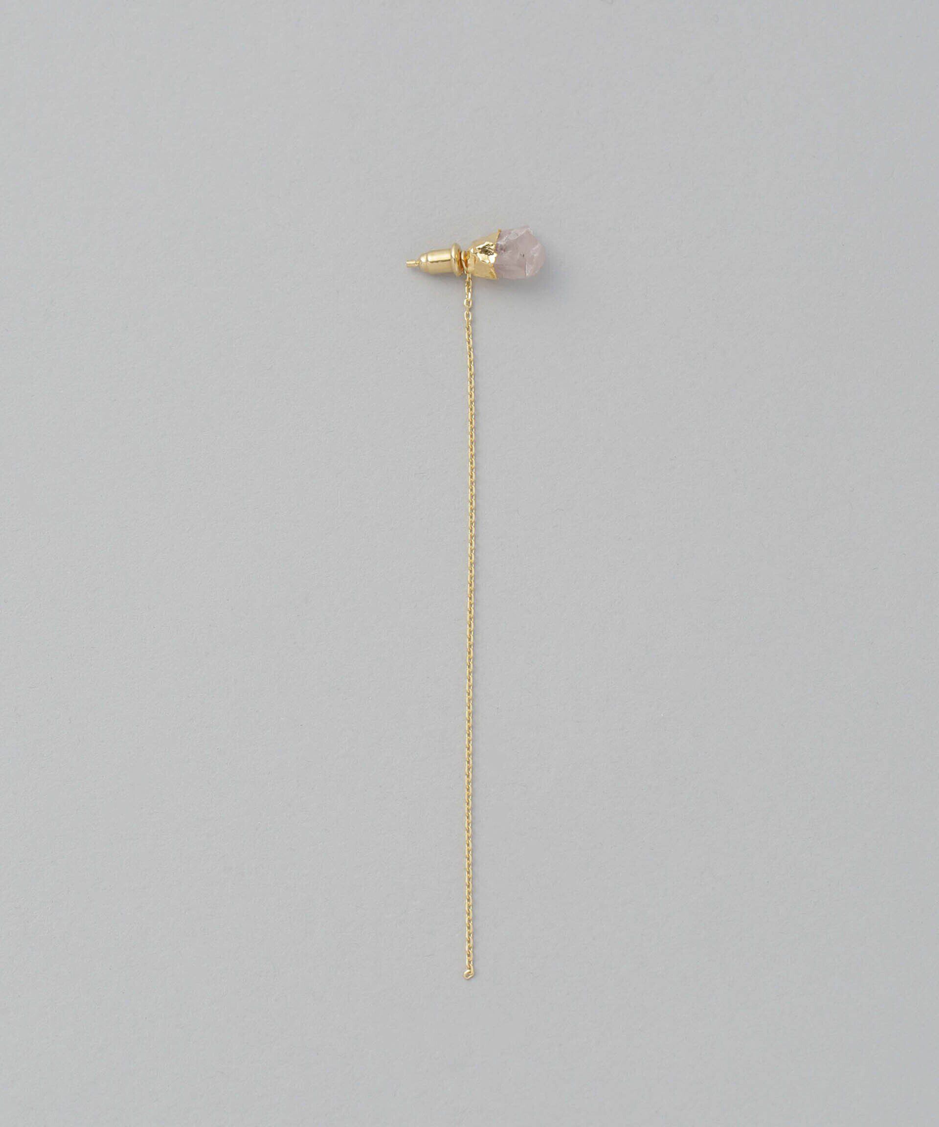 nano･universe「ストーンチェーンピアス」|ピアス|