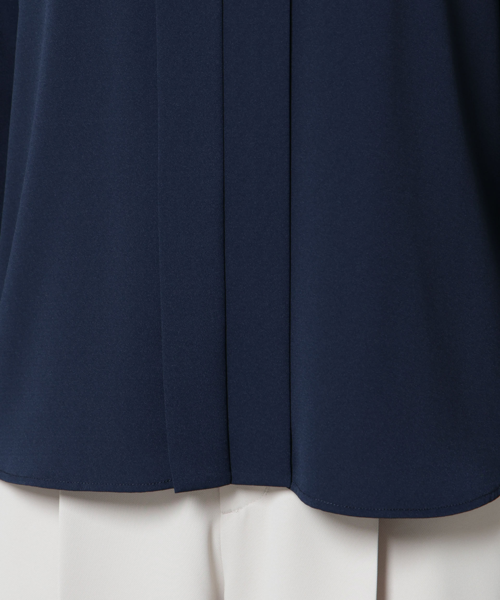 nano･universe「スタンドバイカラータックブラウス」|シャツ・ブラウス|