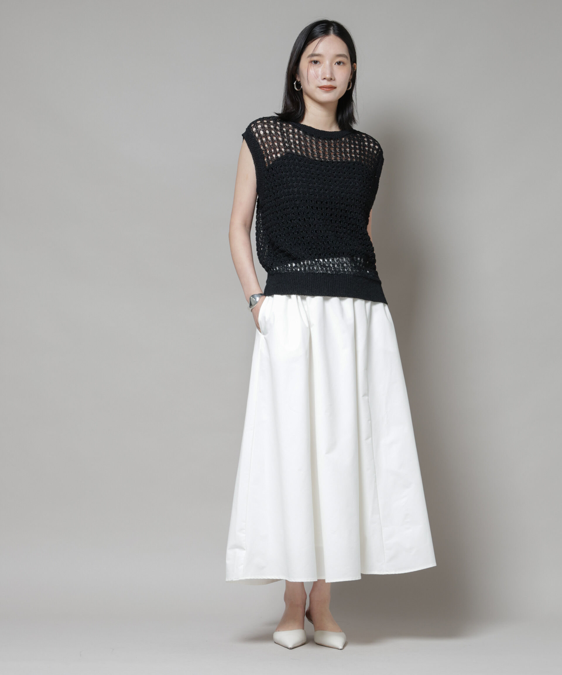 nano･universe「ギャザーボリュームスカート」|スカート|