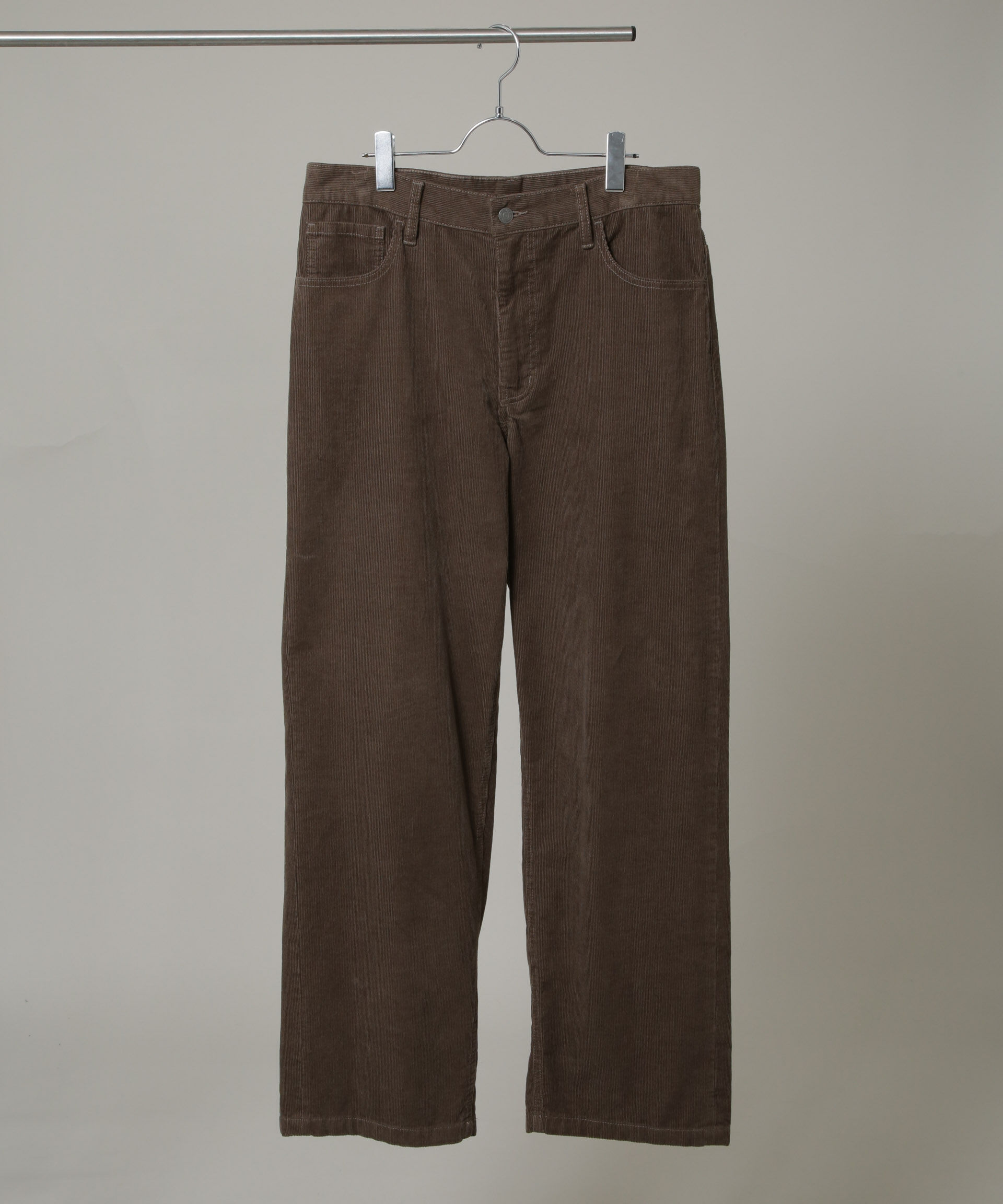 nano･universe「｢HOTEL PALACE｣ ワイドストレートコーデュロイパンツ」|チノ|