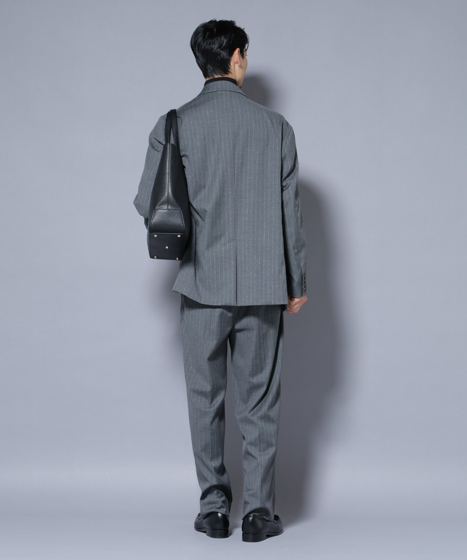 nano･universe「DELEGANTEｴｱﾘｰｻｷｿﾆｰ ｸﾞﾘｯﾀｰｽﾄﾗｲﾌﾟﾃｰﾗｰﾄﾞｼﾞｬ」|テーラードジャケット|