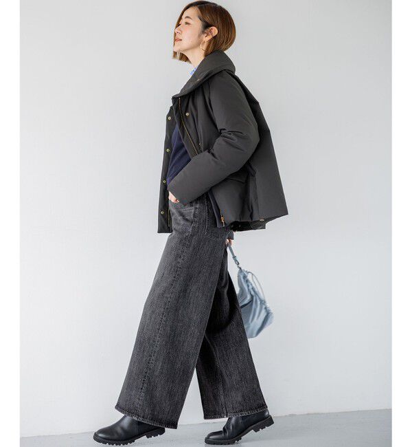 23区「【一部店舗限定/滝沢眞規子さん着用/撥水加工】ミリタリー Aライン ダウンコート」|ダウン|