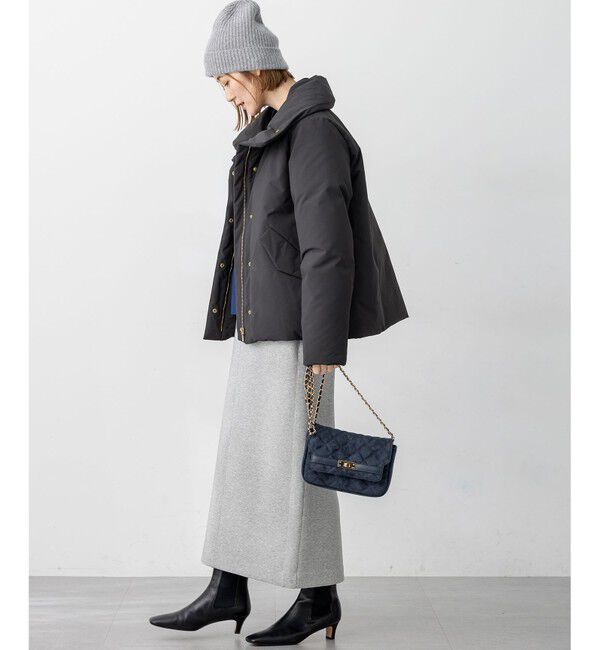 23区「【一部店舗限定/滝沢眞規子さん着用/撥水加工】ミリタリー Aライン ダウンコート」|ダウン|