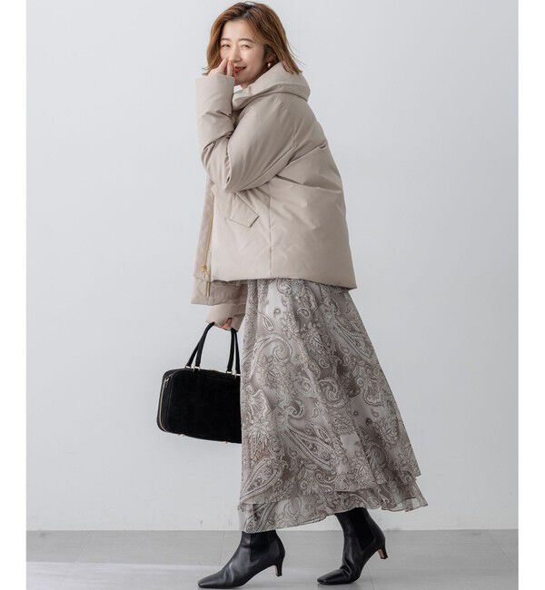 23区「【一部店舗限定/滝沢眞規子さん着用/撥水加工】ミリタリー Aライン ダウンコート」|ダウン|