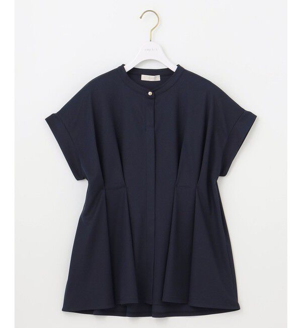 ANY SIS「【洗える】カナパジャージー ブラウス」|シャツ・ブラウス|