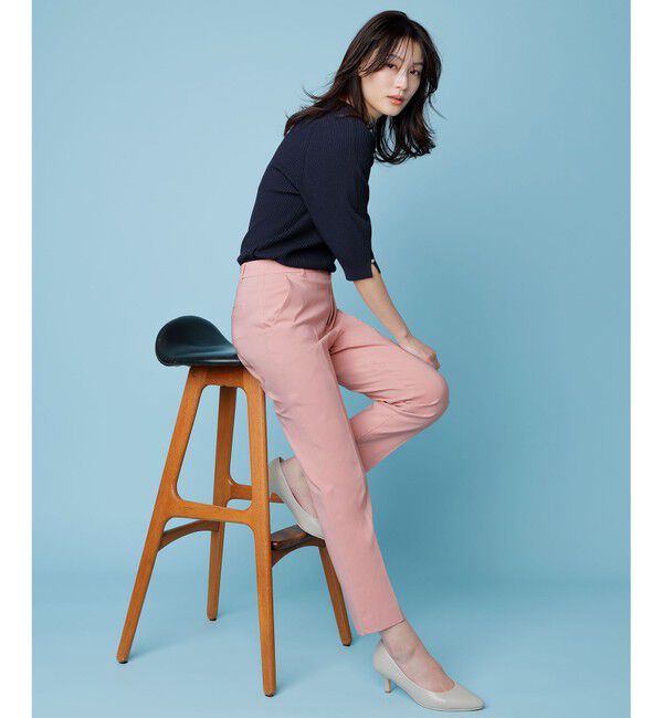ANY SIS「【ストレッチ・接触冷感・撥水・UVカット・洗える】エアリーストレッチ テーパードパンツ」|その他|