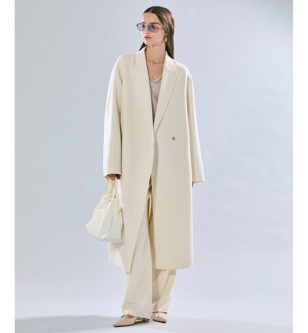 BEIGE,「ZION / ウールロングチェスターコート」|チェスターコート|