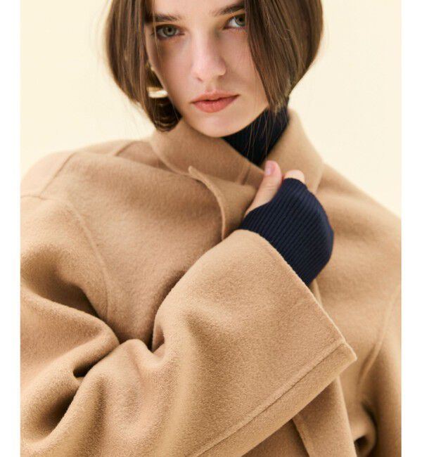 BEIGE,「ZION / ウールロングチェスターコート」|チェスターコート|