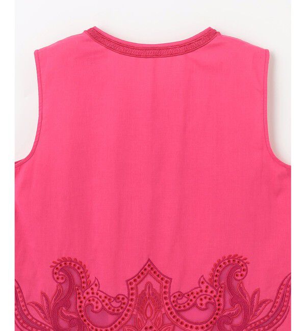 GRACE CONTINENTAL「エスニック刺繍ノースリーブ」|シャツ・ブラウス|