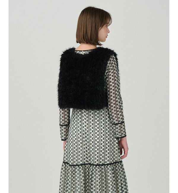 GRACE CONTINENTAL「ショートファーベスト」|ベスト・ジレ|