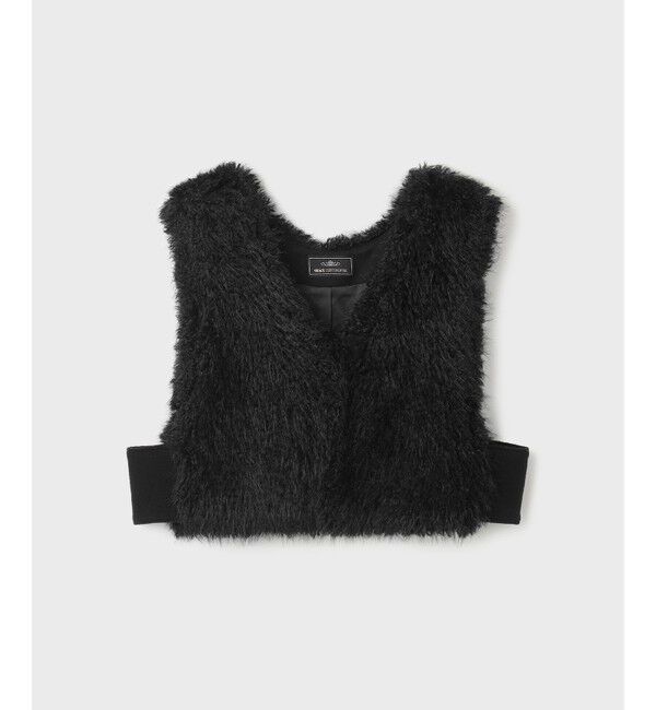 GRACE CONTINENTAL「ショートファーベスト」|ベスト・ジレ|