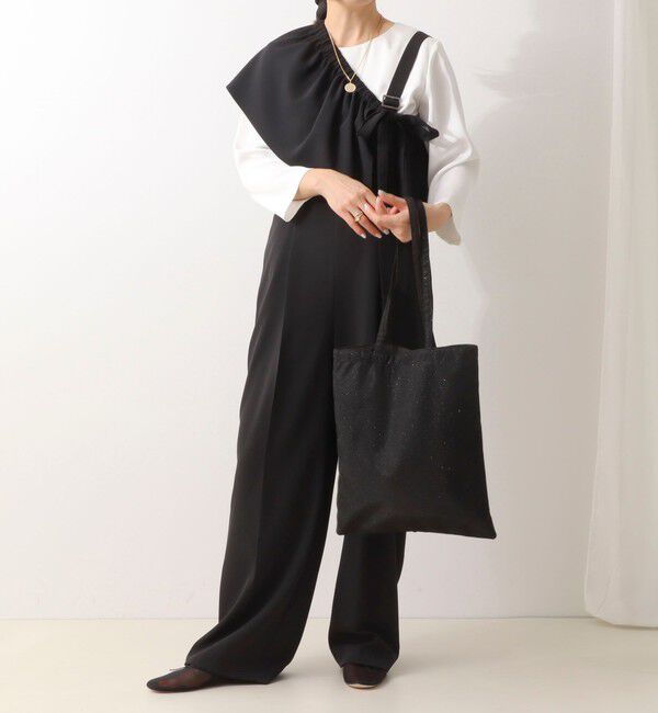 NOLLEY'S「キララメバッグ」|トートバッグ|ブラック