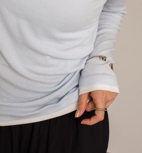 NOLLEY'S「【MAQWEL/マクウェル】レイヤードライクロンT」|Tシャツ・カットソー|