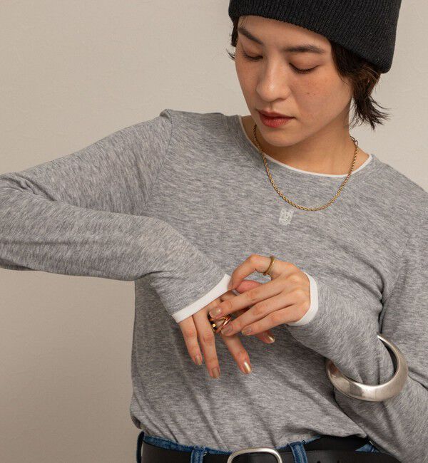 NOLLEY'S「【MAQWEL/マクウェル】レイヤードライクロンT」|Tシャツ・カットソー|