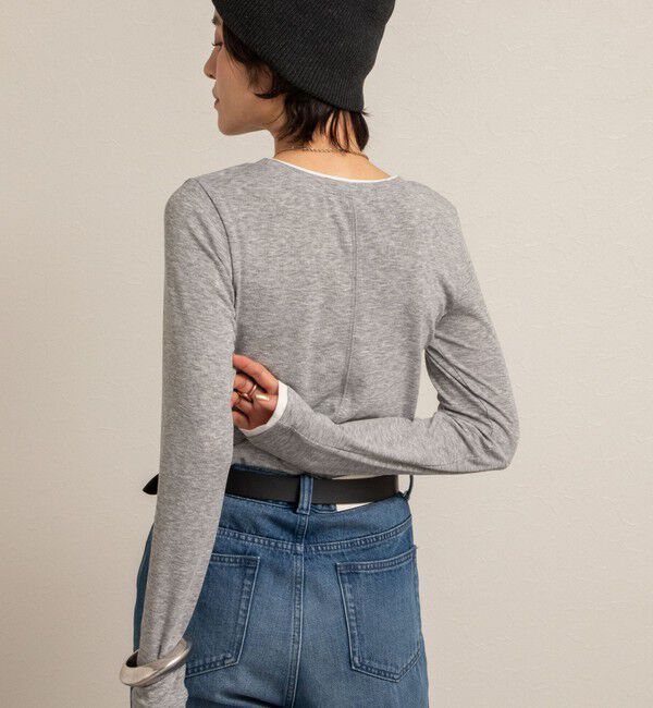 NOLLEY'S「【MAQWEL/マクウェル】レイヤードライクロンT」|Tシャツ・カットソー|