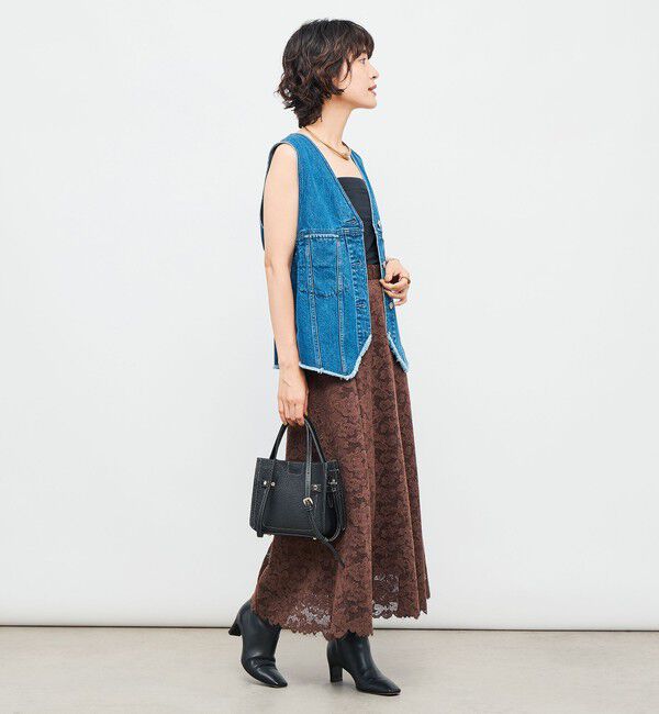 NOLLEY'S「ウォッシャブルレースマーメイドスカート」|スカート|