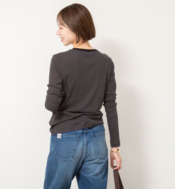 NOLLEY'S sophi「シアー配色トリミングロンT」|Tシャツ・カットソー|