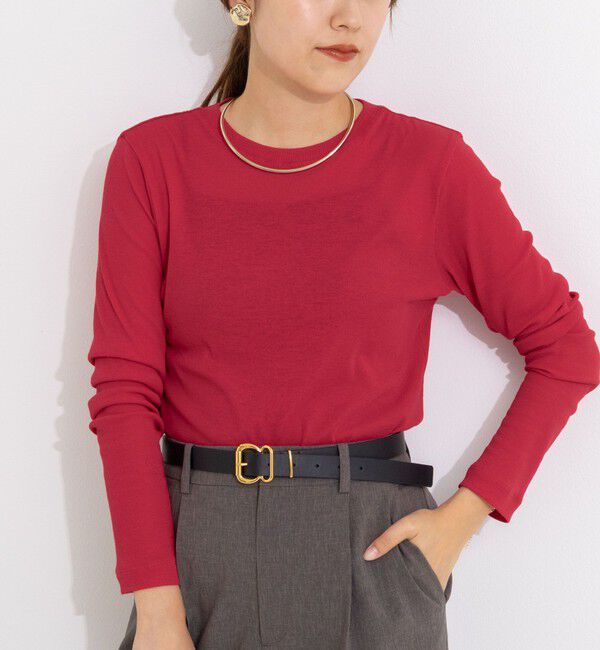 NOLLEY'S sophi「シアー配色トリミングロンT」|Tシャツ・カットソー|