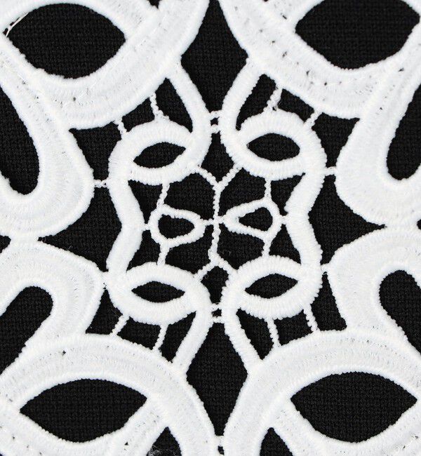 NOLLEY'S「レース付きクルーネックカーディガン」|カーディガン|