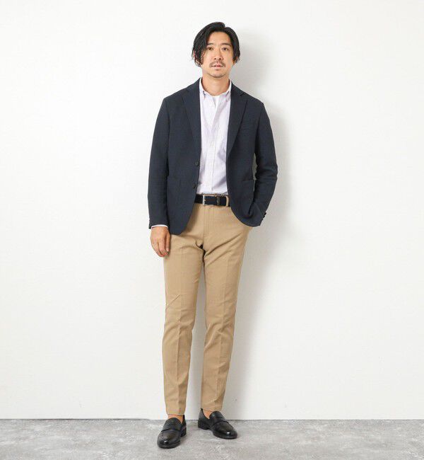 NOLLEY'S goodman「《ビジカジ対応》吸水速乾 ツイルストレッチスリムフィット 25AW」|チノ|