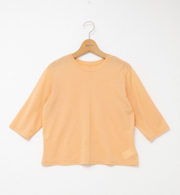 NOLLEY'S「綿ナイロンシアー6分袖プルオーバーカットソー」|Tシャツ・カットソー|