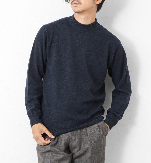 NOLLEY'S goodman「ウールカシミア ハイネックニット 25AW」|ニット・セーター|ネイビー