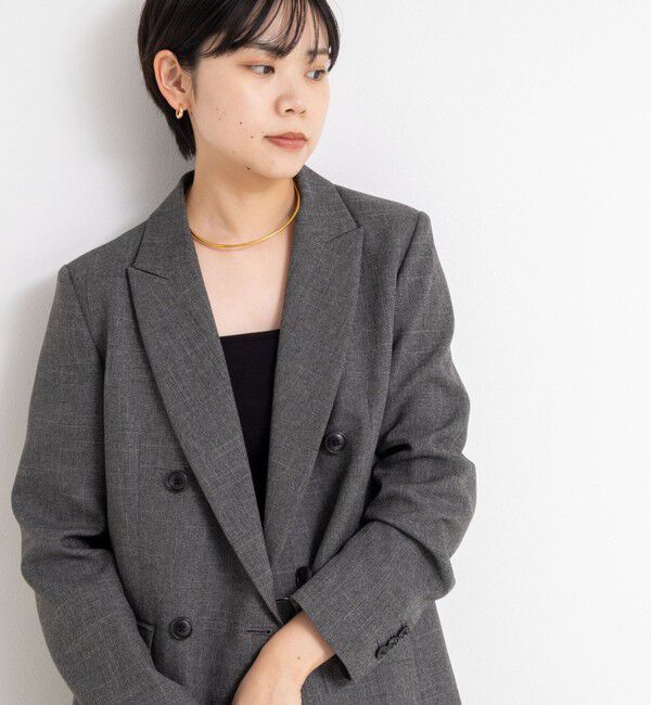 NOLLEY'S sophi「ウォッシャブルシャークダブルジャケット」|テーラードジャケット|