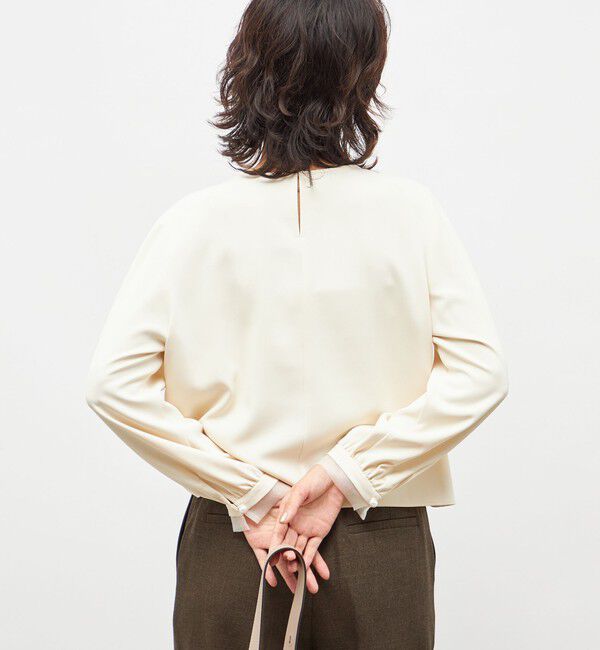 NOLLEY'S「ウォッシャブル2WAYストレッチブラウス」|シャツ・ブラウス|