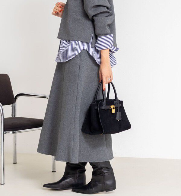 NOLLEY'S sophi「《セットアップ対応》ウォッシャブルダンボールフレアスカート」|フレア|