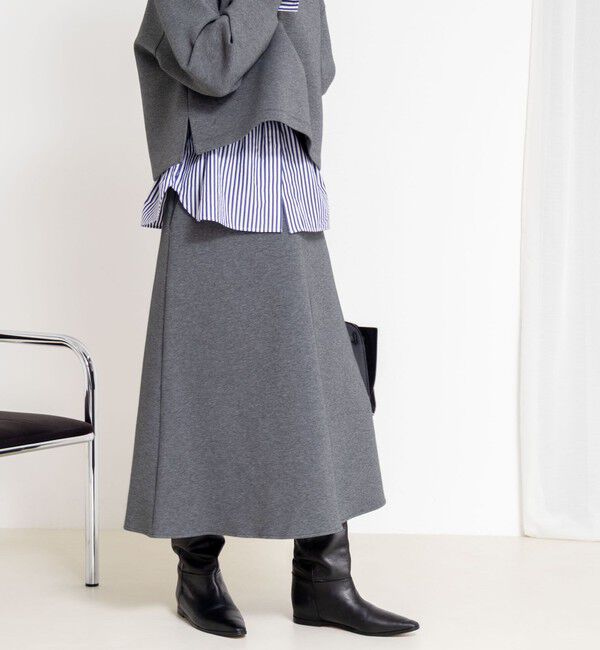 NOLLEY'S sophi「《セットアップ対応》ウォッシャブルダンボールフレアスカート」|フレア|