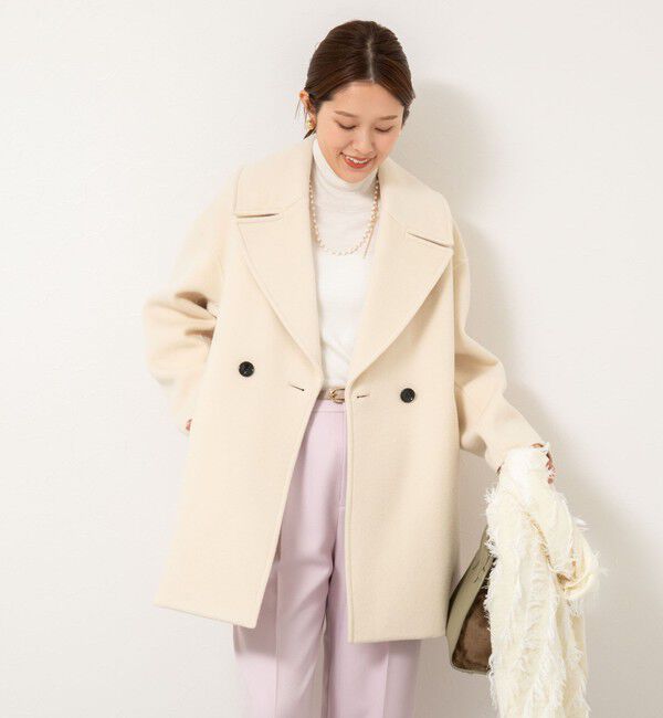 NOLLEY'S「【一部WEB限定アイテム】SP140リバーコート起毛メルトン仕上げ」|その他|